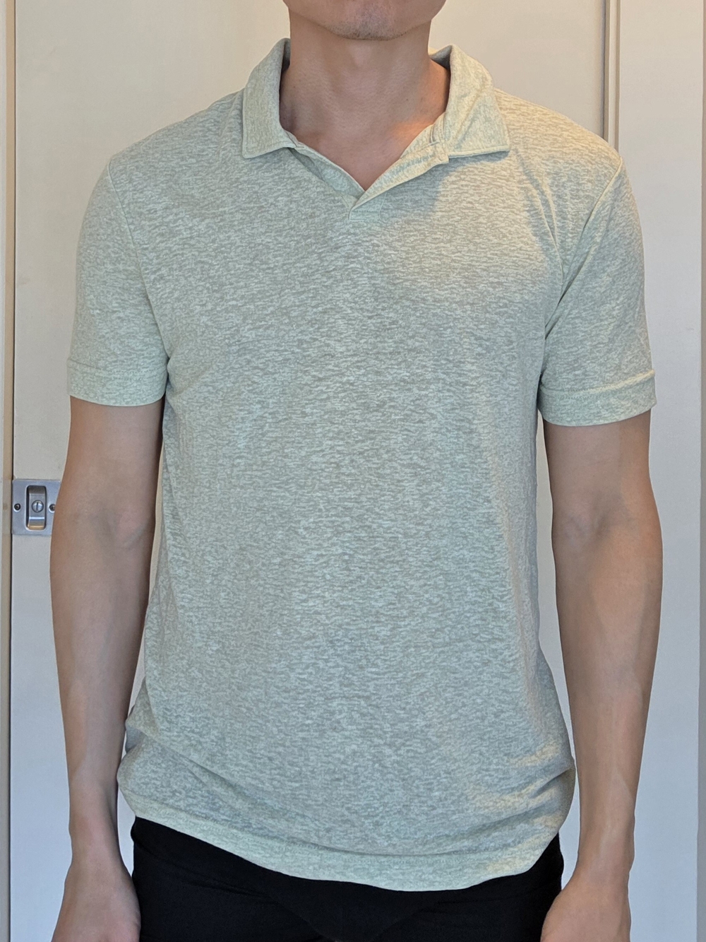 Lot of 2 Banana Republic Linen Blend And Cotton Short-Sleeve Polos